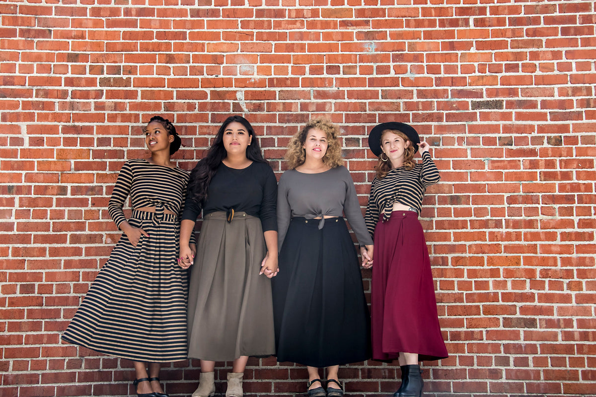 Field Day Skirt Rue Skirt in Olive Tencel