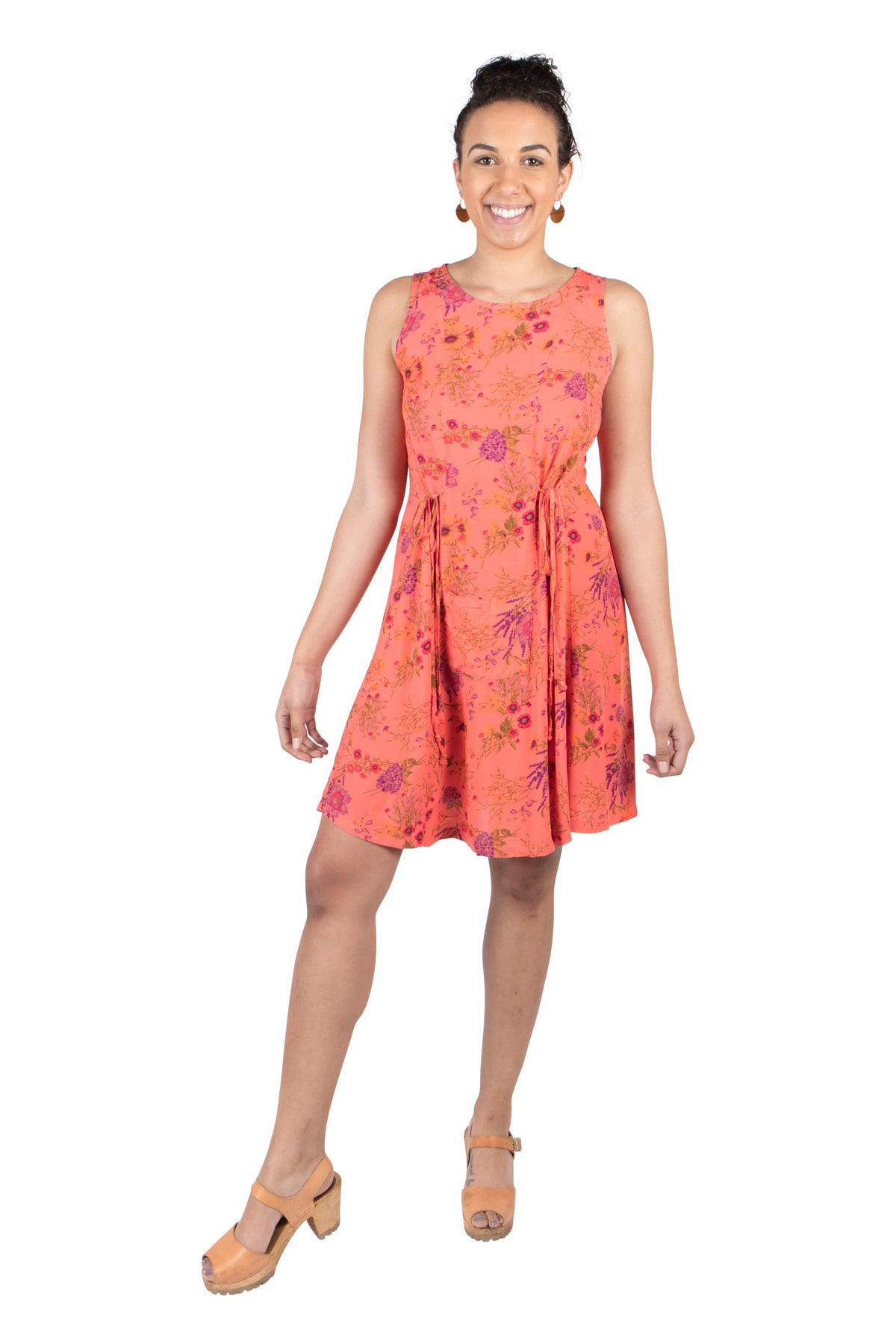 Field Day Dress Tia Dress in Coral Floral