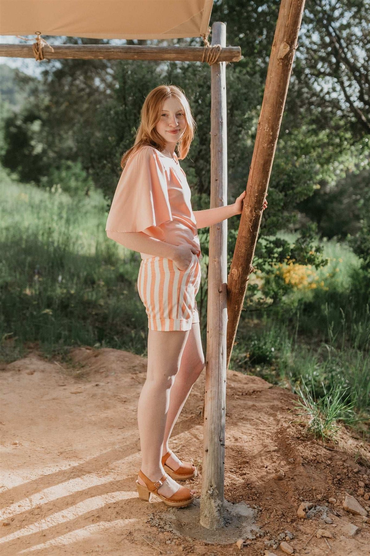 Field Day Shorts Perfect Shorts in Pink Stripe