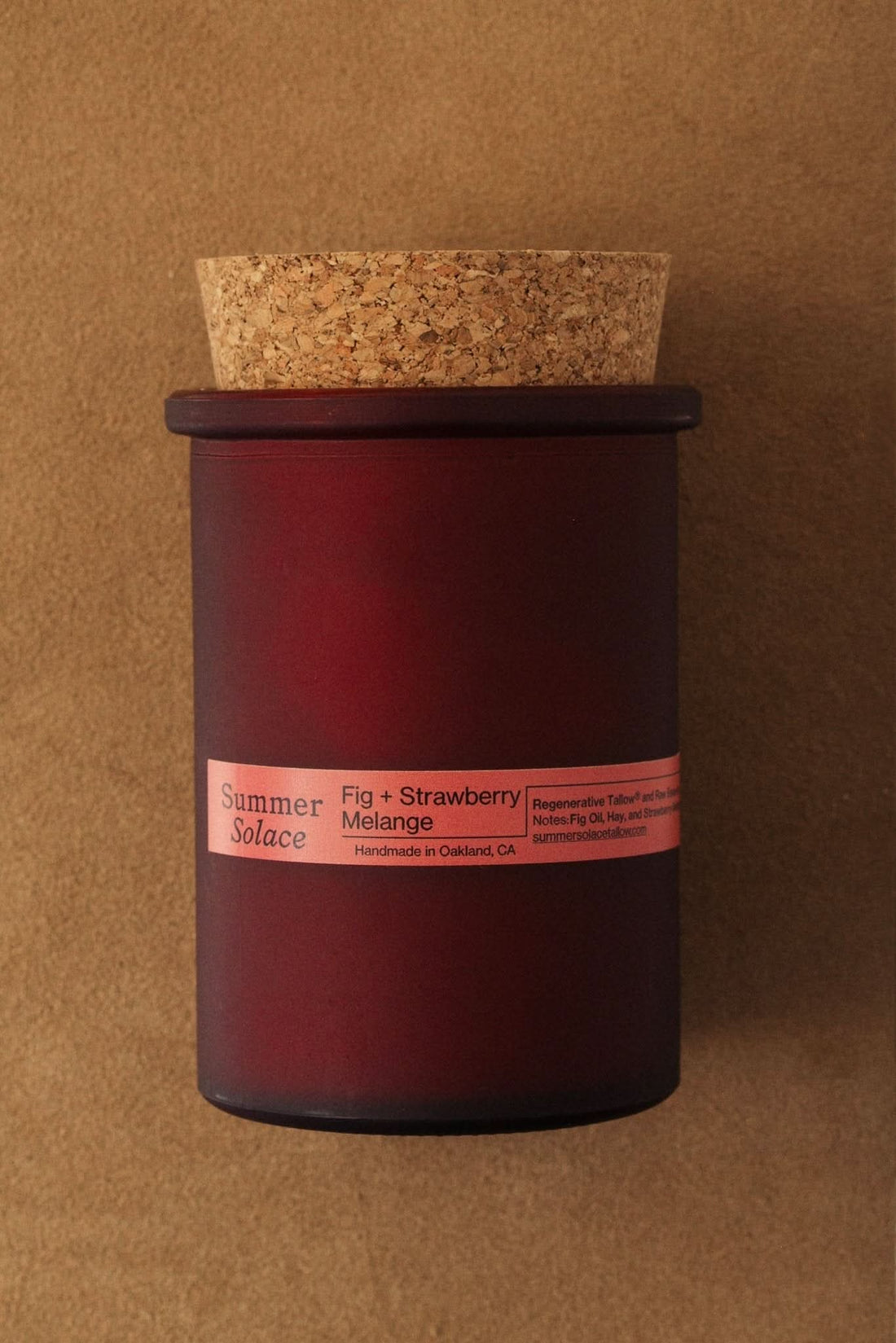 Fig & Strawberry Mélange – Tallow Candle | 6 oz - My American Goods