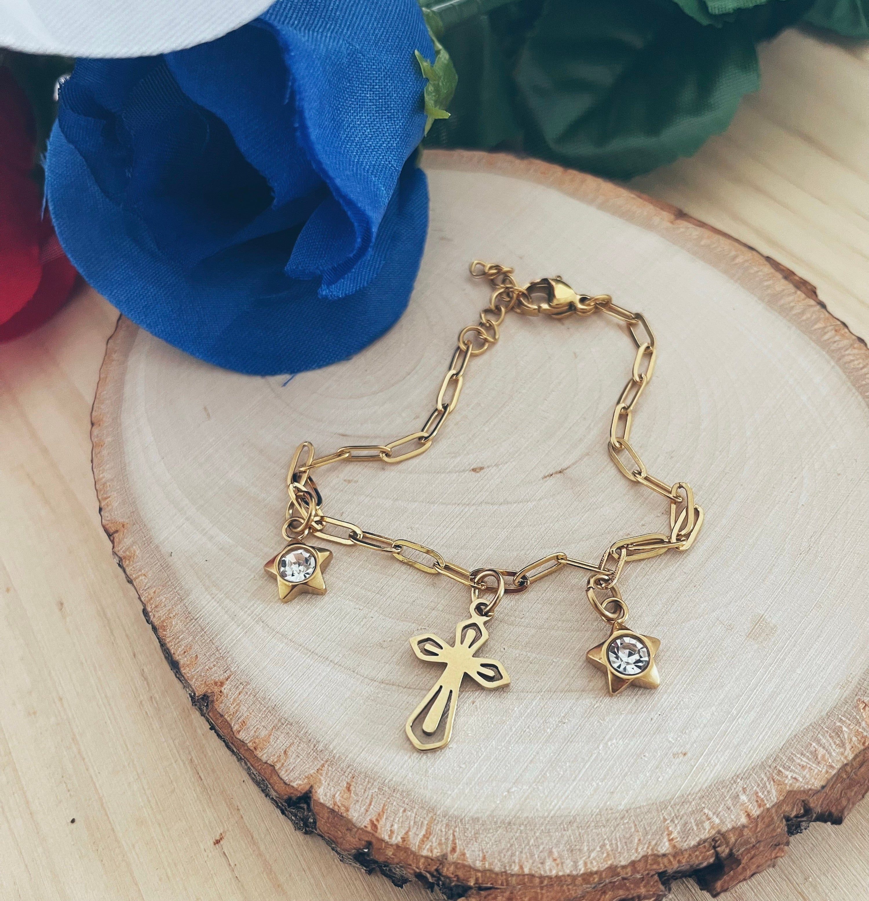 Christ Is Light Bracelet • 18K Gold PVD Stainless Steel