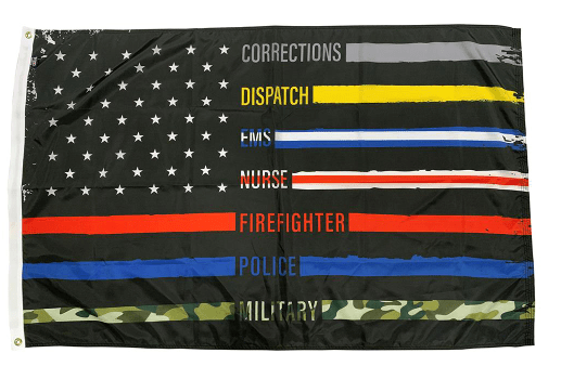Flags Unlimited First Responder Thank You