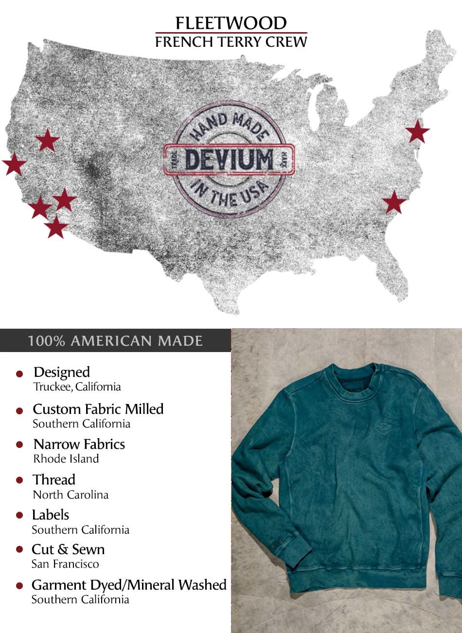 Fleetwood French Terry Crewneck Sweatshirt - My American Goods