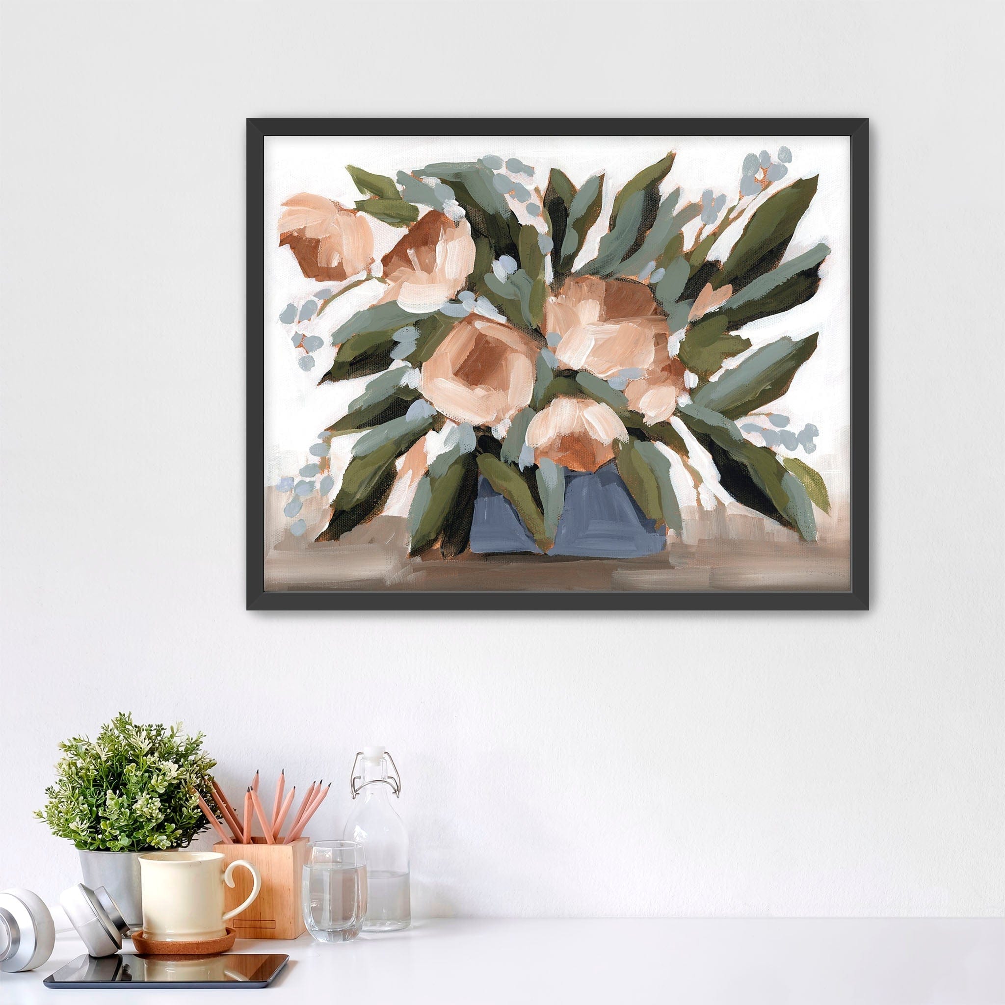 Katie Garrison Art Print Paper Print / 5x7 in / Black Frame "Flowers for the Table II" Art Print