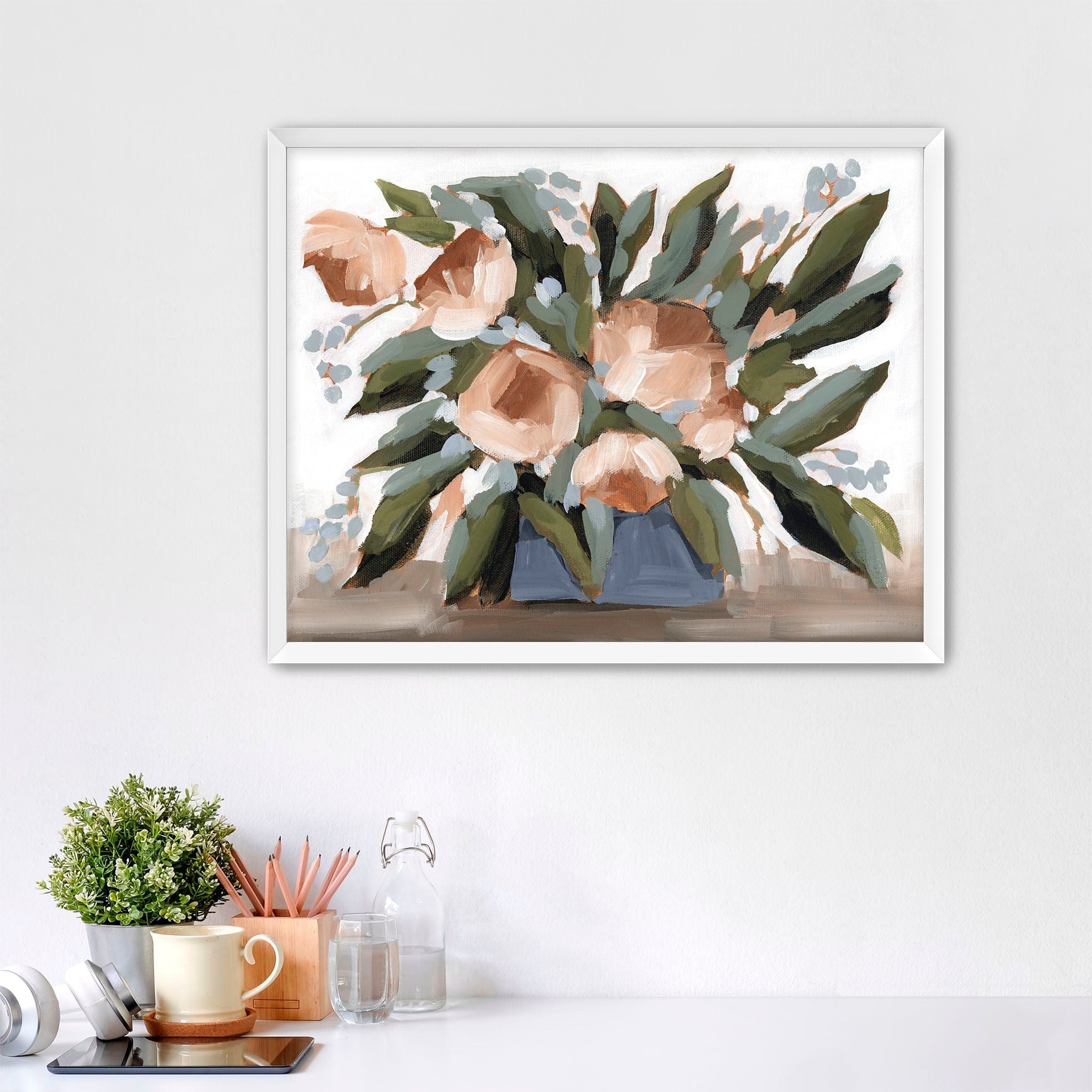 Katie Garrison Art Print Paper Print / 5x7 in / White Frame "Flowers for the Table II" Art Print
