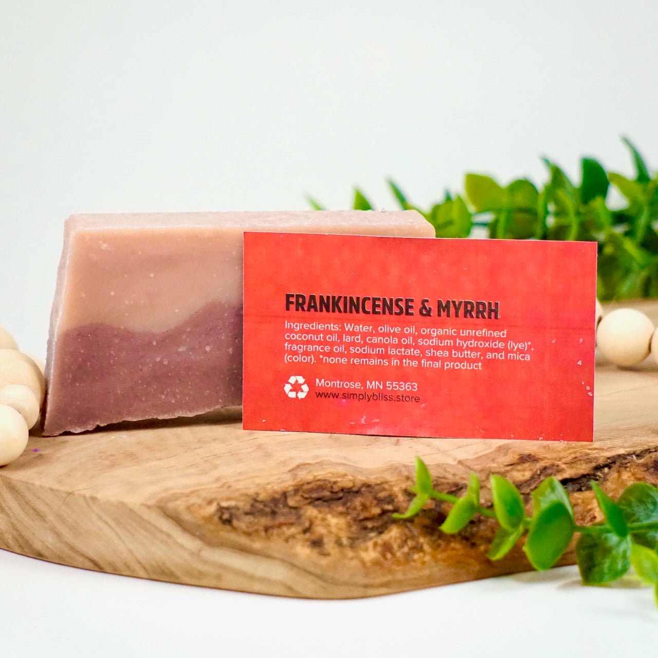 Frankincense and Myrrh Bar Soap - My American Goods