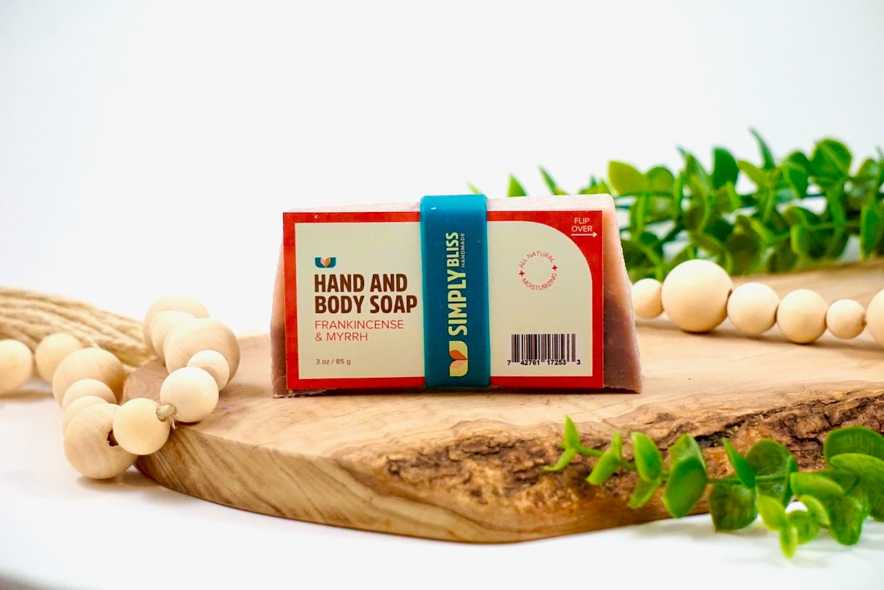 Frankincense and Myrrh Bar Soap - My American Goods