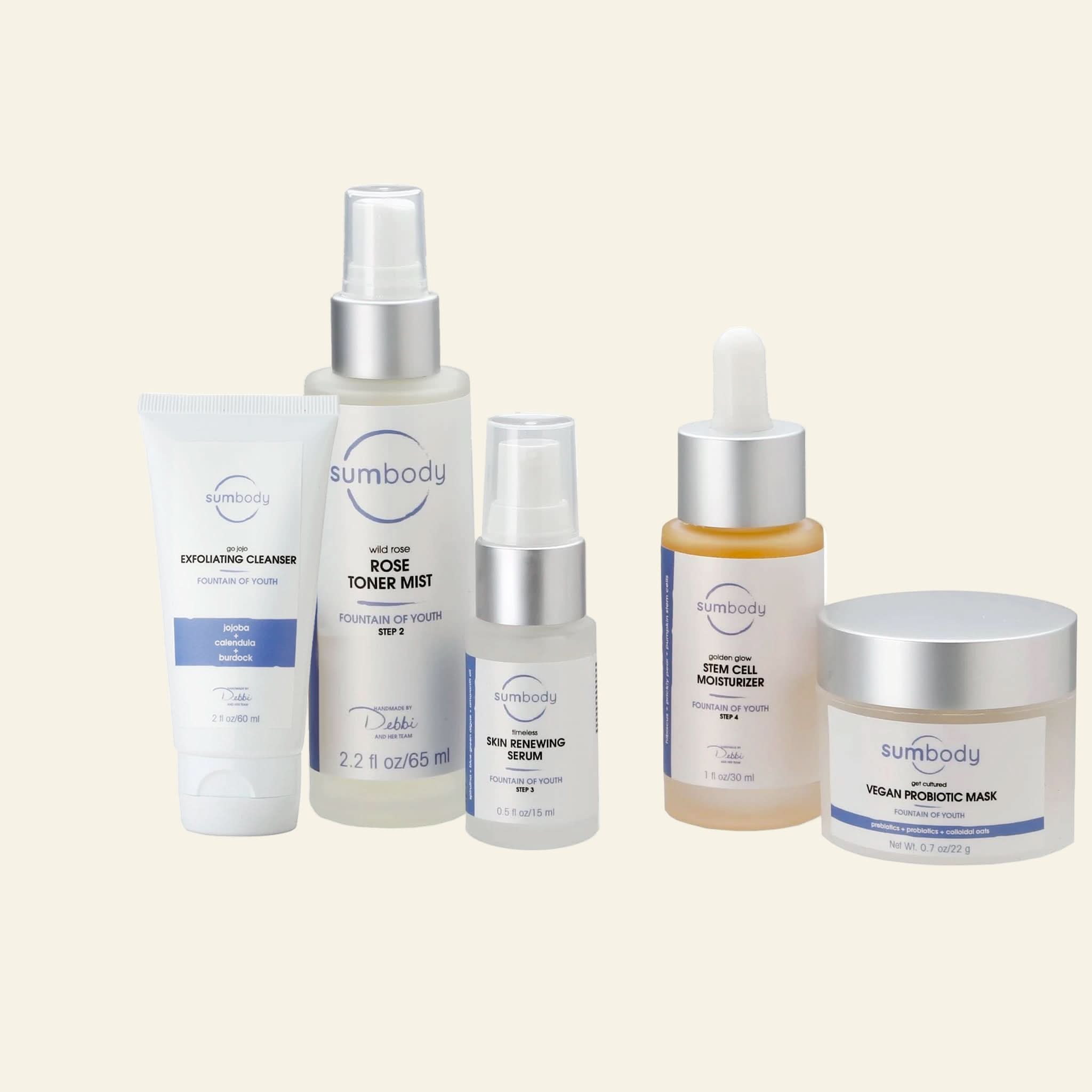 Sumbody Skincare 5 Steps to Perfect Skin Fountain of Youth - Bundle