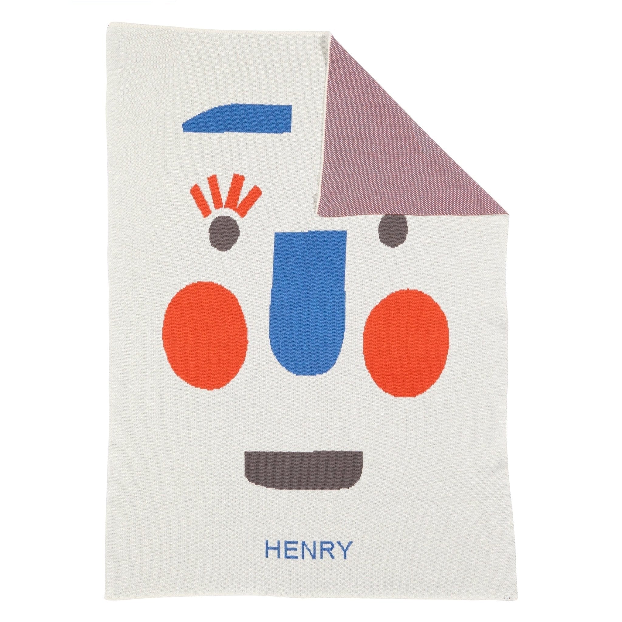 Funny Face Baby Blanket