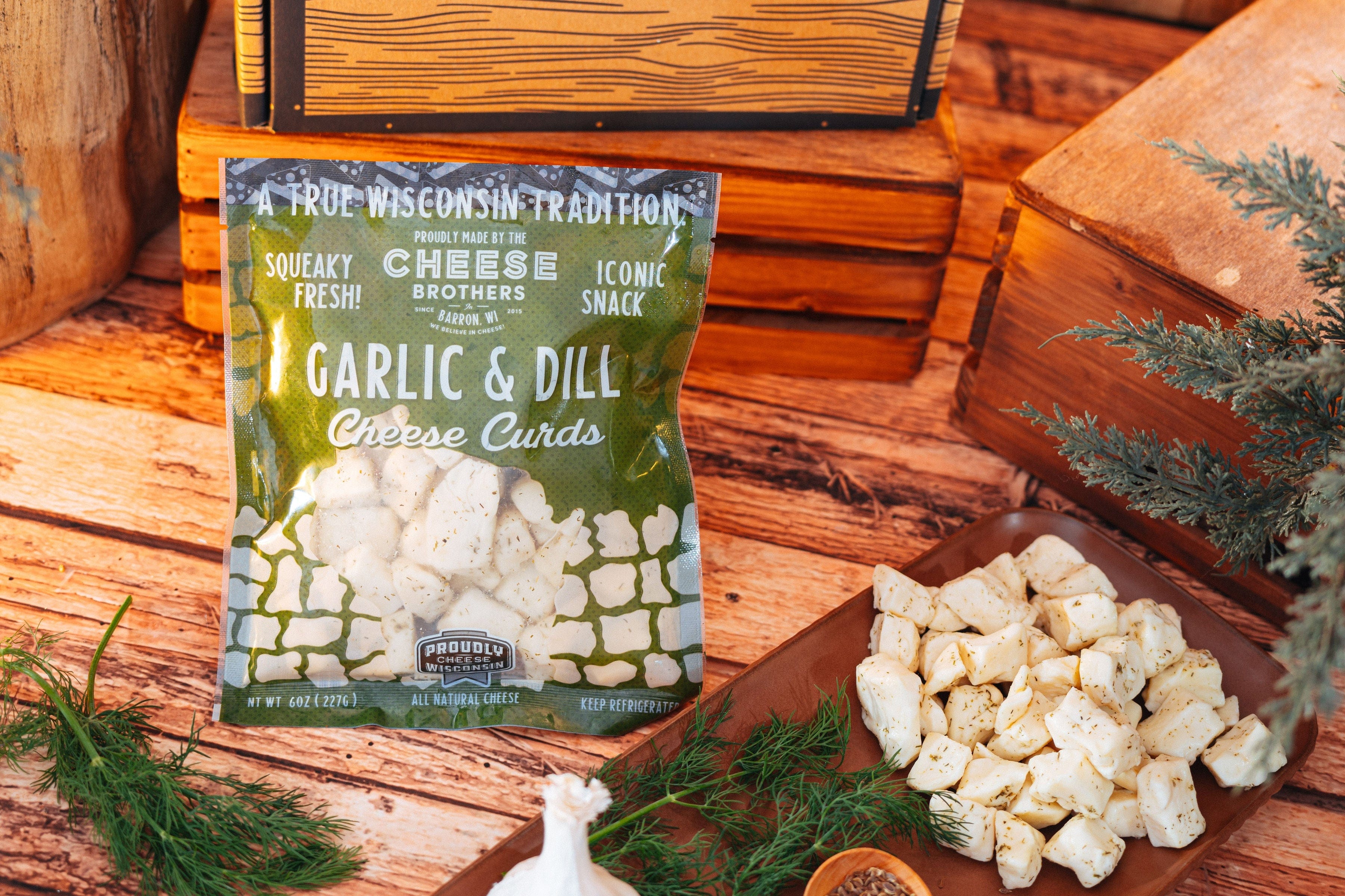 Garlic and Dill Cheese Curds *Ships Fresh Daily* - My American Goods