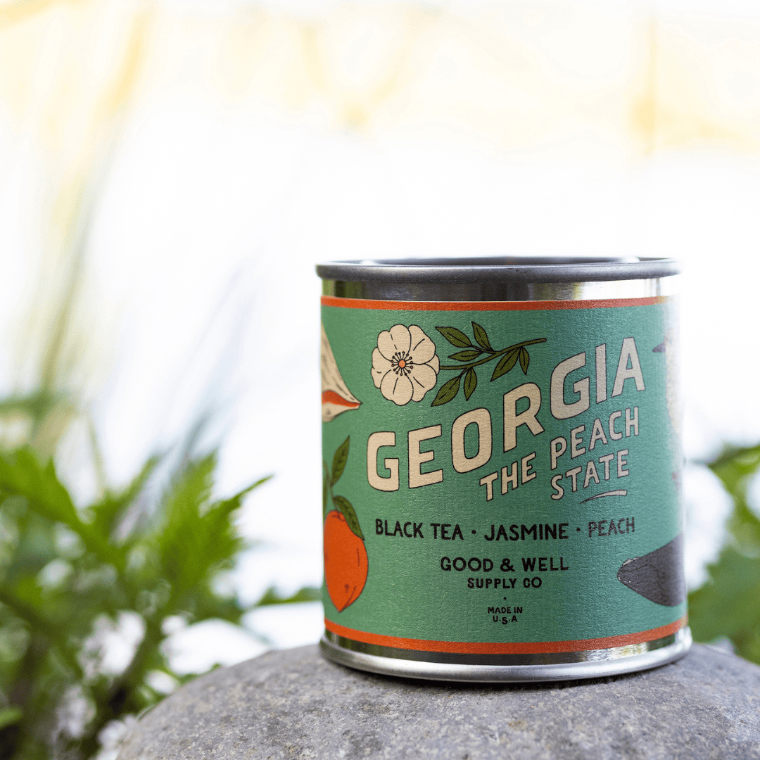 Good & Well Supply Co Candles Half Pint / 8oz / Cotton Wick Georgia State Candle