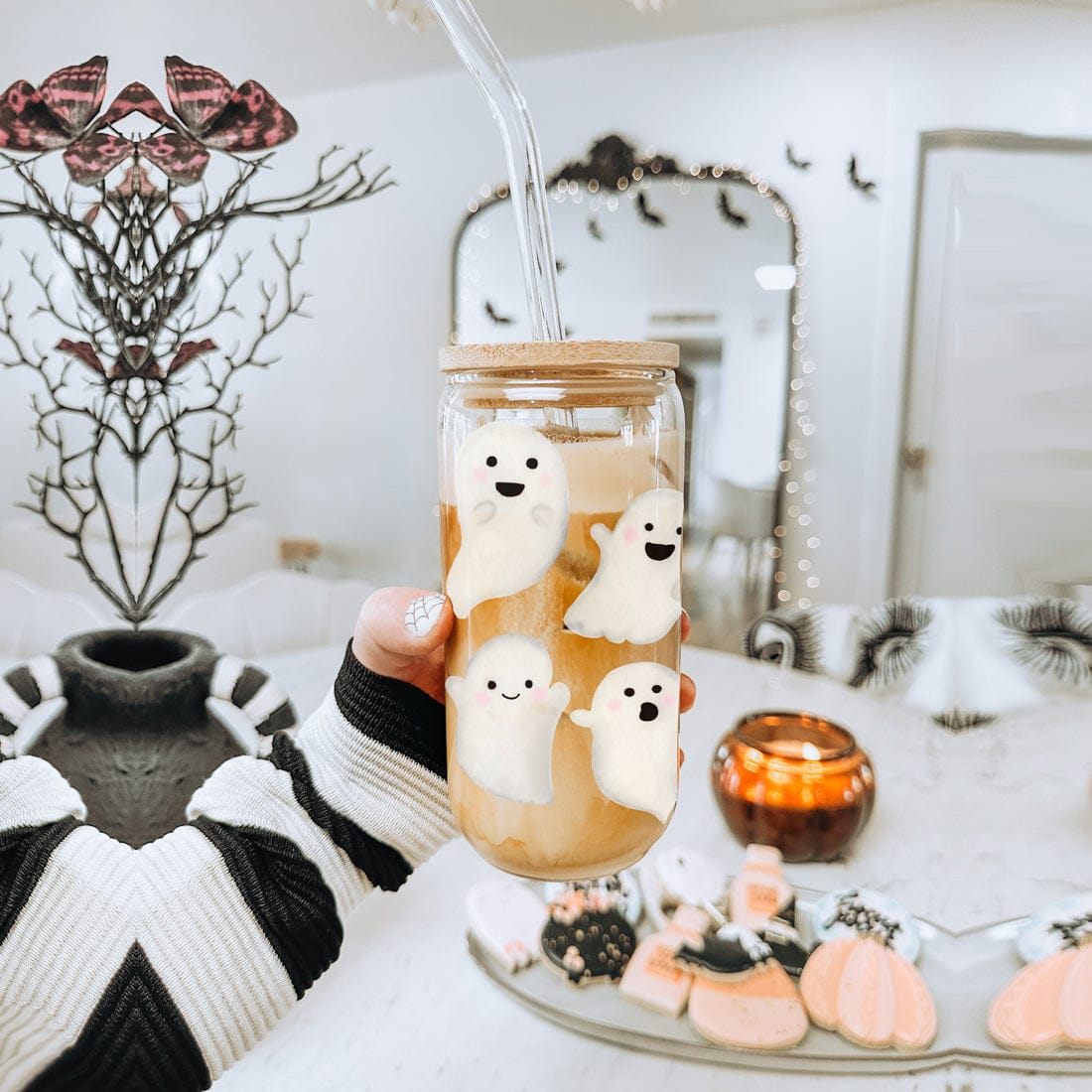 Gia Roma Travel Mug, Coffee Cup, Drinkware Ghostly 20oz