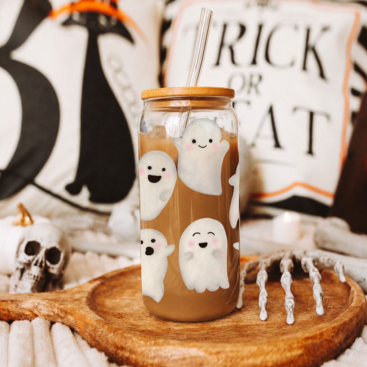 Gia Roma Travel Mug, Coffee Cup, Drinkware Ghostly 20oz