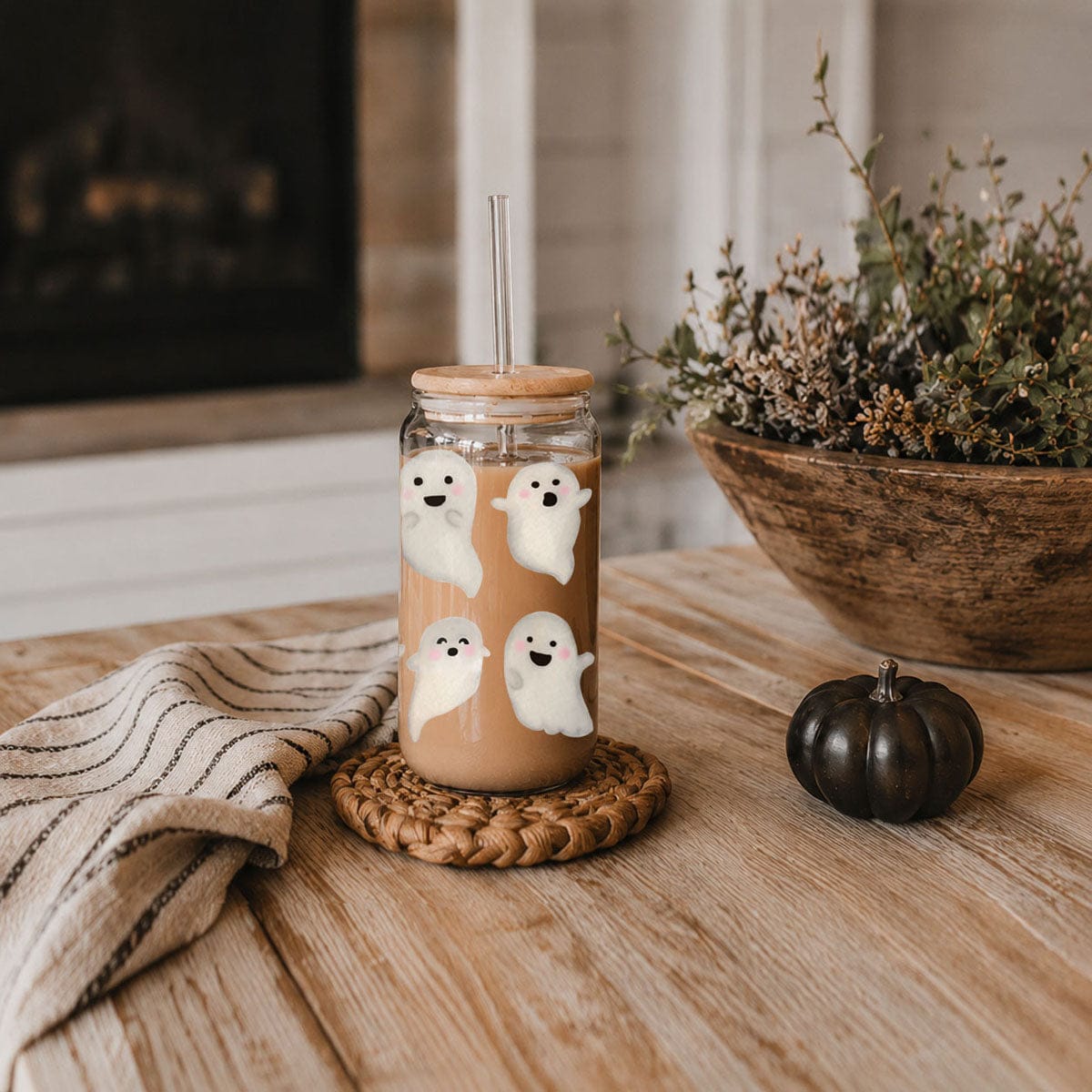 Gia Roma Travel Mug, Coffee Cup, Drinkware Ghostly 20oz