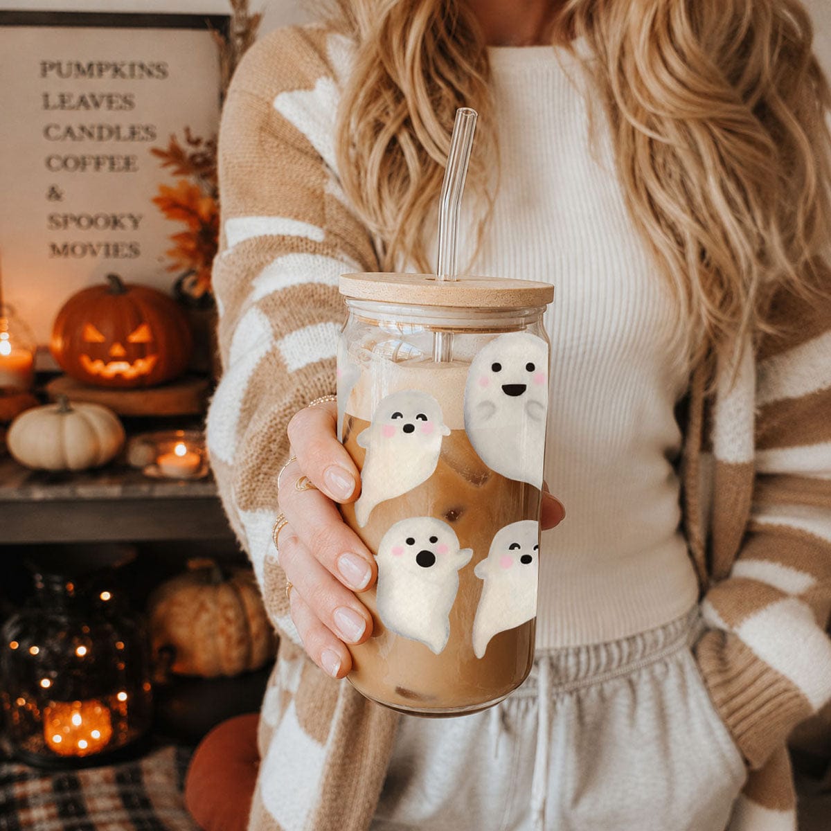 Gia Roma Travel Mug, Coffee Cup, Drinkware Ghostly 20oz