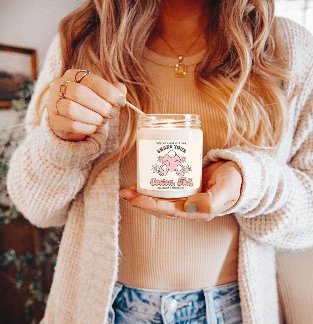 Cotton Blossom Retro Candle - My American Goods