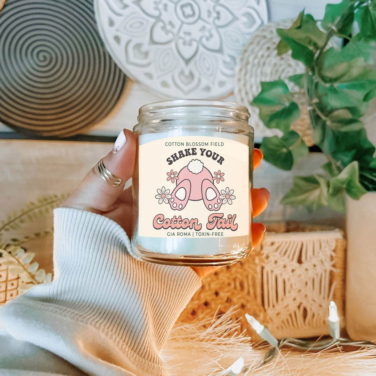 Cotton Blossom Retro Candle - My American Goods