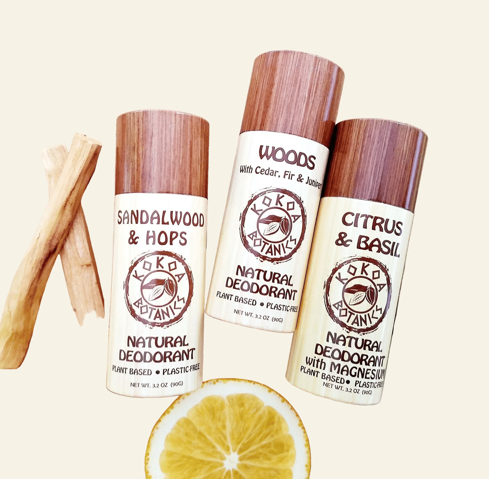 Natural Deodorant 3 Pack - Gift Set - Artisan Skin Care