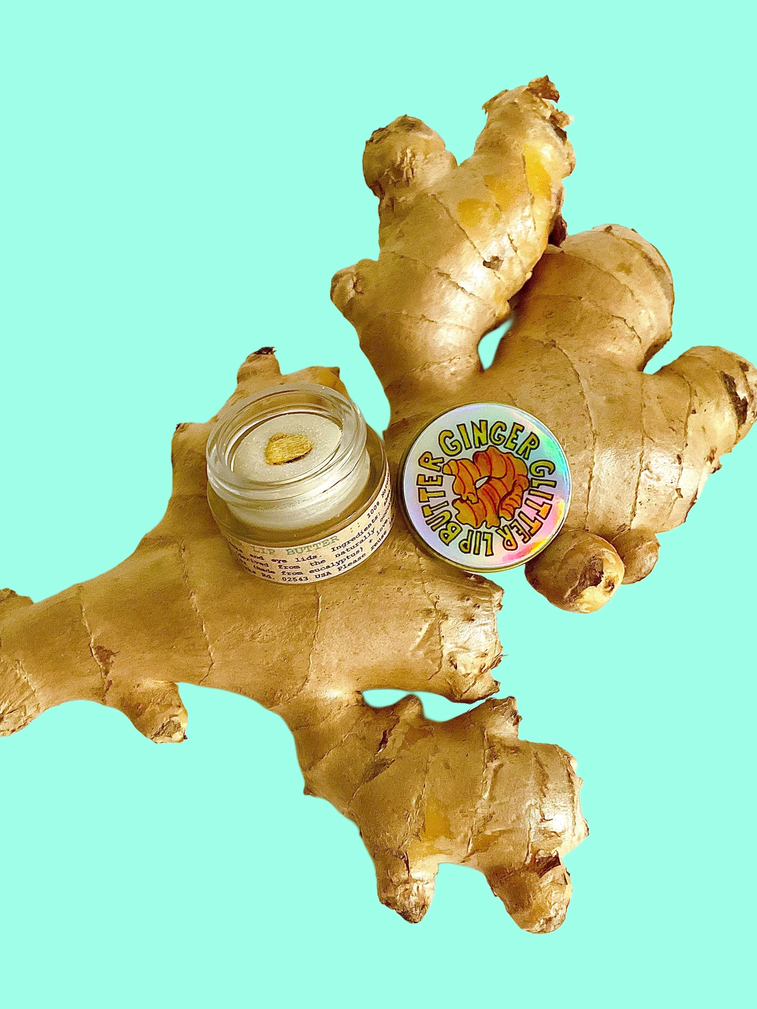 Ginger Glitter Lip Butter - My American Goods