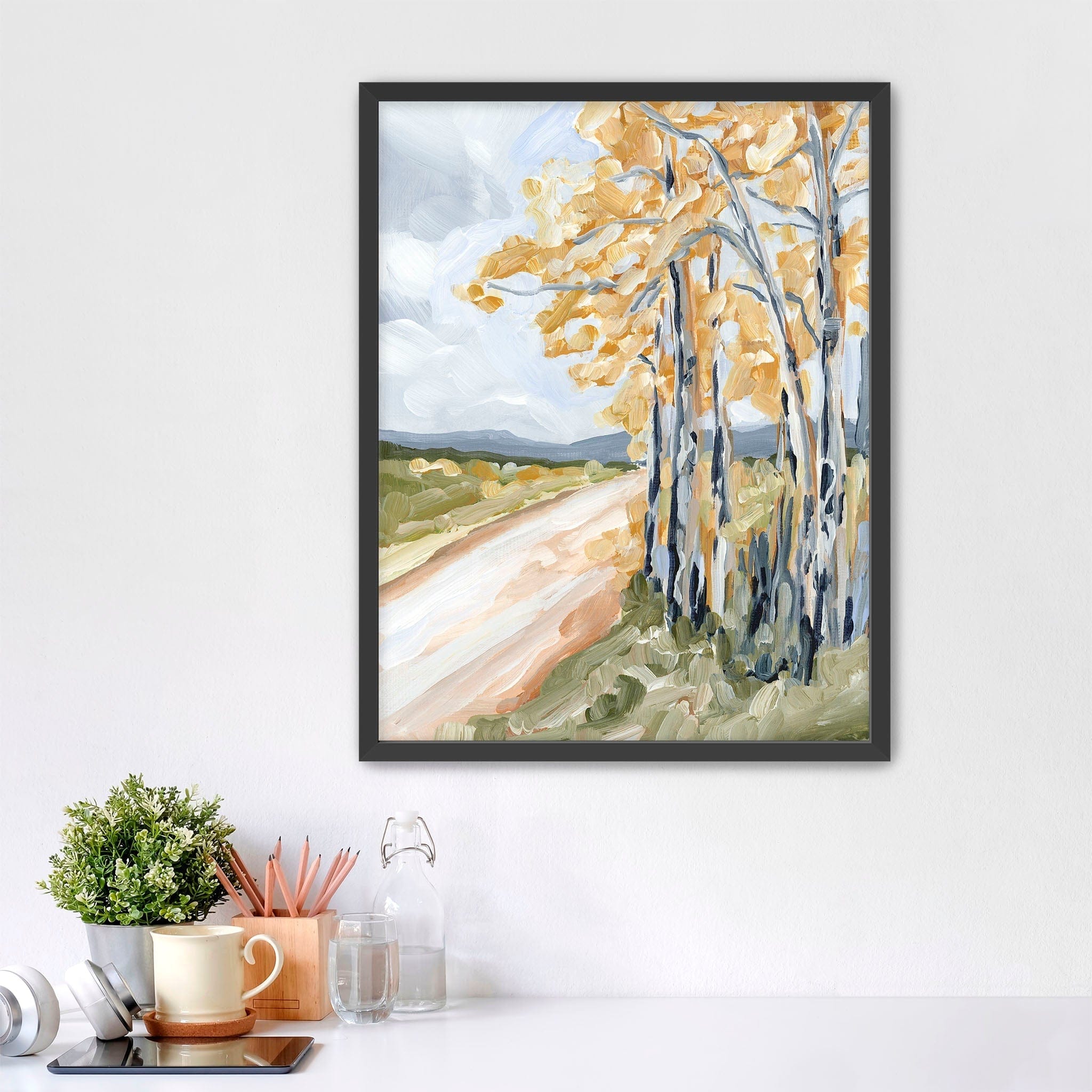 Katie Garrison Art Print Paper Print / 5x7 in / Black Frame "Golden Afternoon" Art Print
