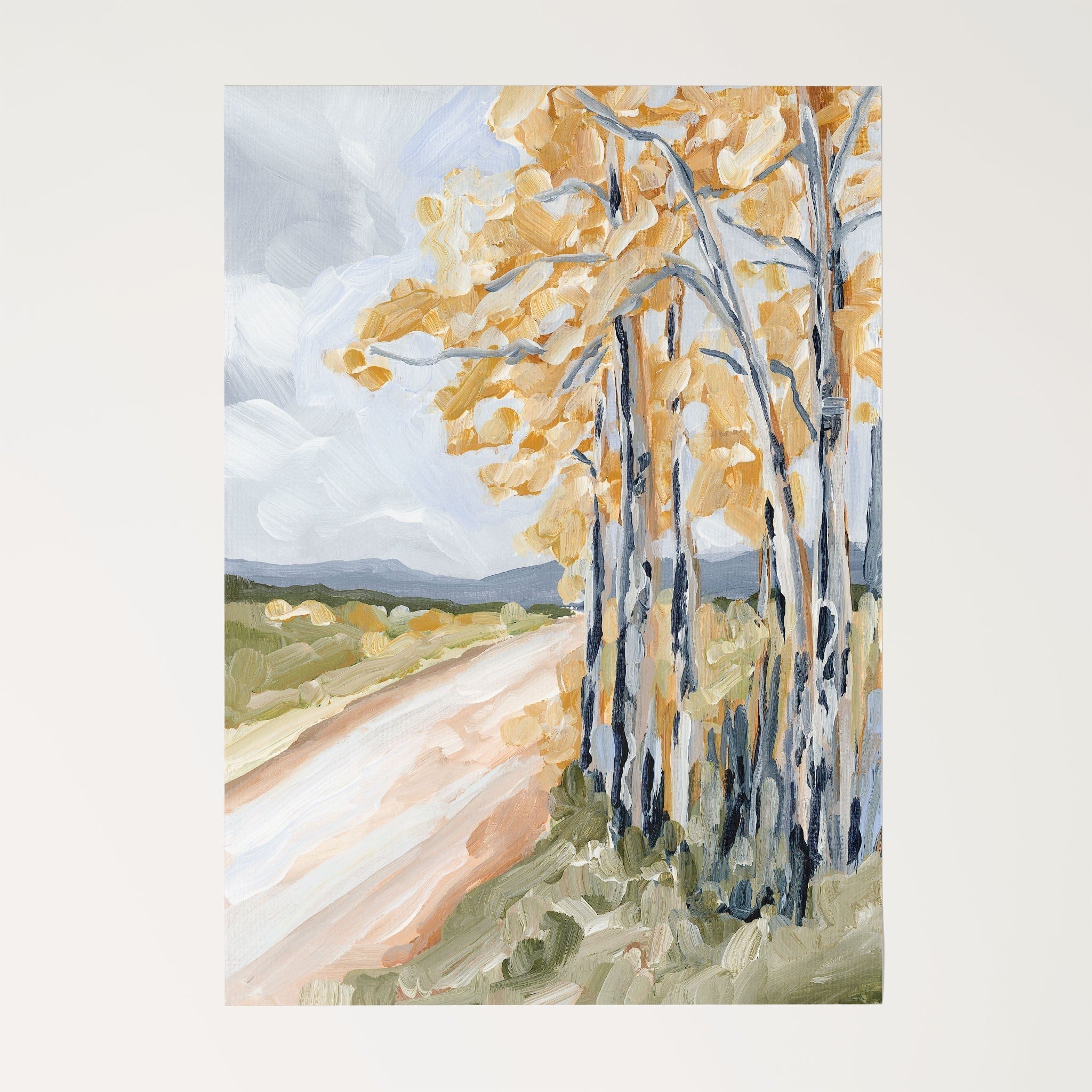 Katie Garrison Art Print Rolled Canvas / 8x10 in / No Frame "Golden Afternoon" Art Print
