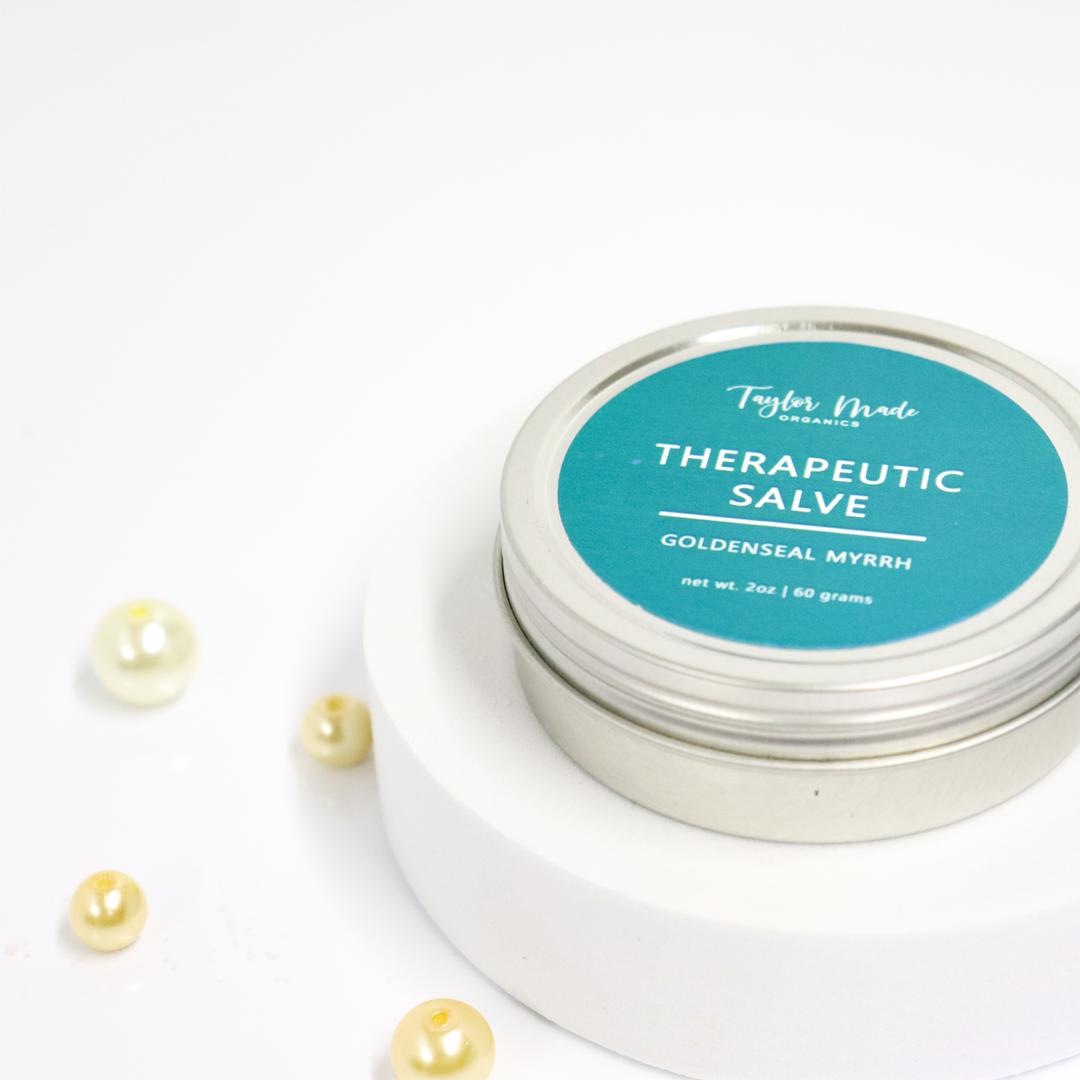 Goldenseal Myrrh Organic Salve | burn + wound - My American Goods
