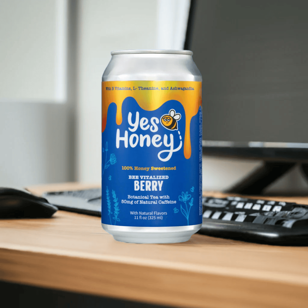 Bee Vitalized Sparkling Honey Sweetened Berry Tea - My American Goods