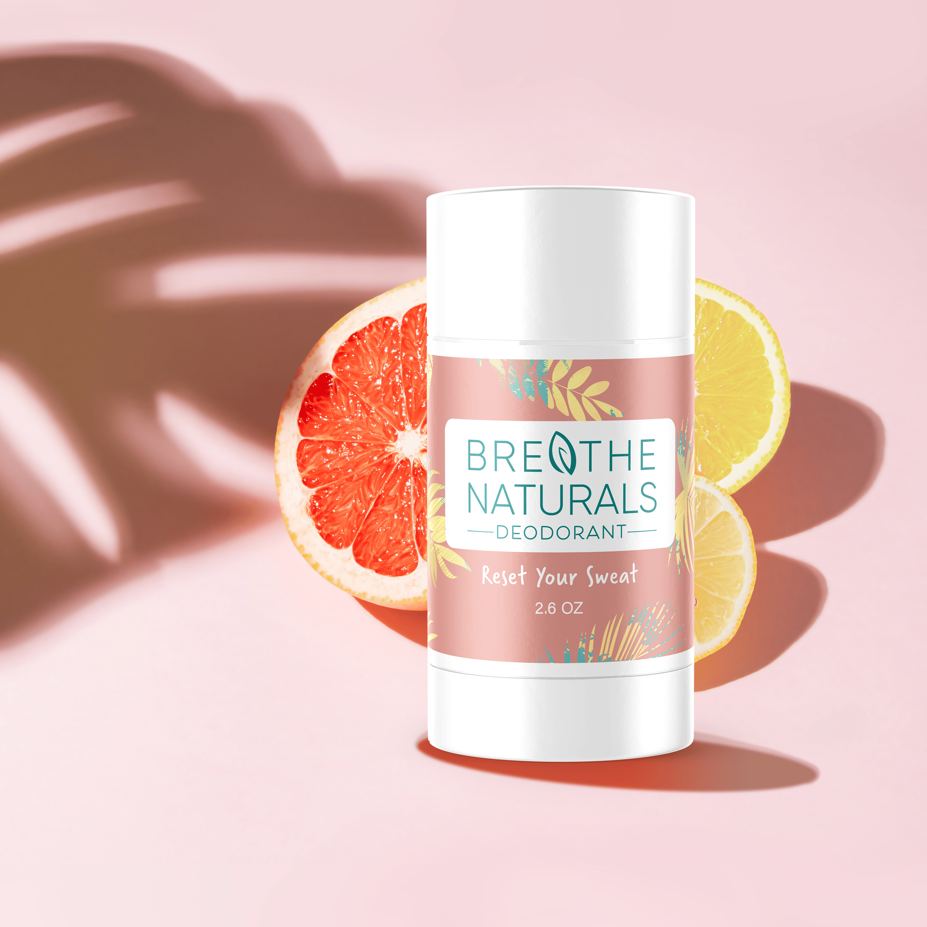 Breathe Naturals Deodorant Grapefruit Lemon Deodorant