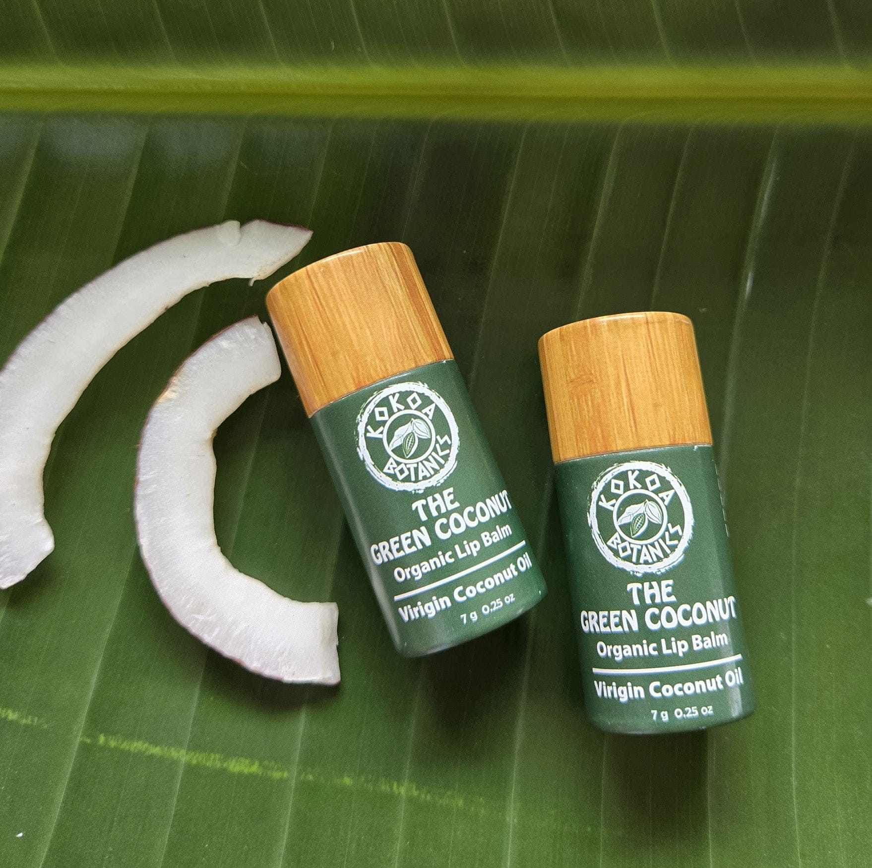 KOKOA BOTANICS Lip Balms & Treatments Organic Coconut Oil Lip Balm - Plastic Free .25 oz