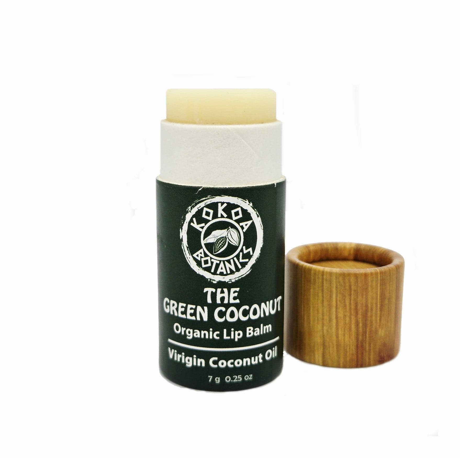 KOKOA BOTANICS Lip Balms & Treatments Organic Coconut Oil Lip Balm - Plastic Free .25 oz