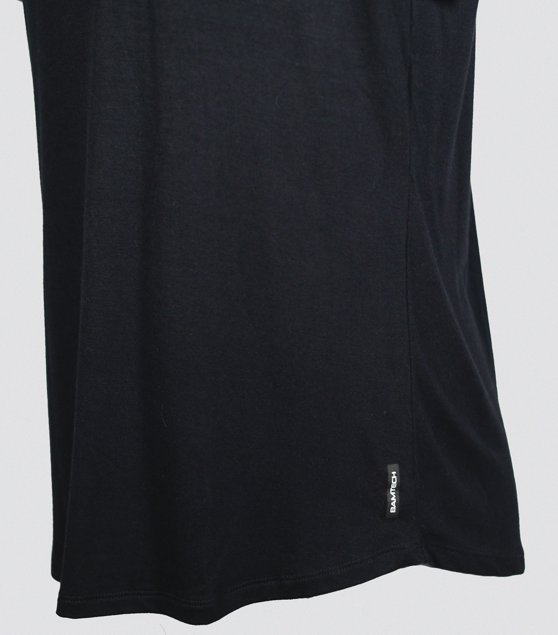 Bamtech Shirt Bamboo Swift Curve-Hem T-Shirt - Heather Grey