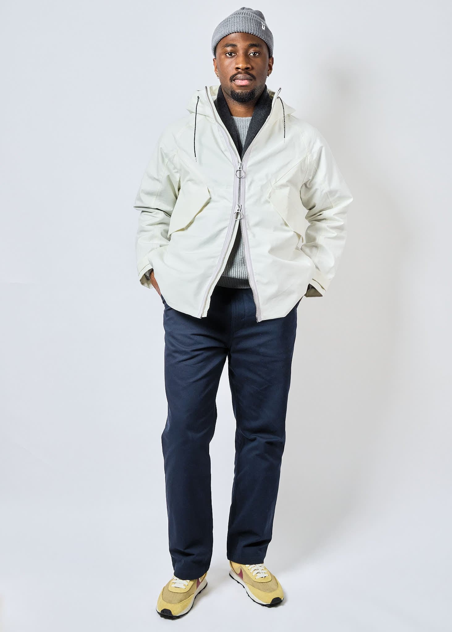 American Trench Accessories Merino Cardigan Stitch Beanie