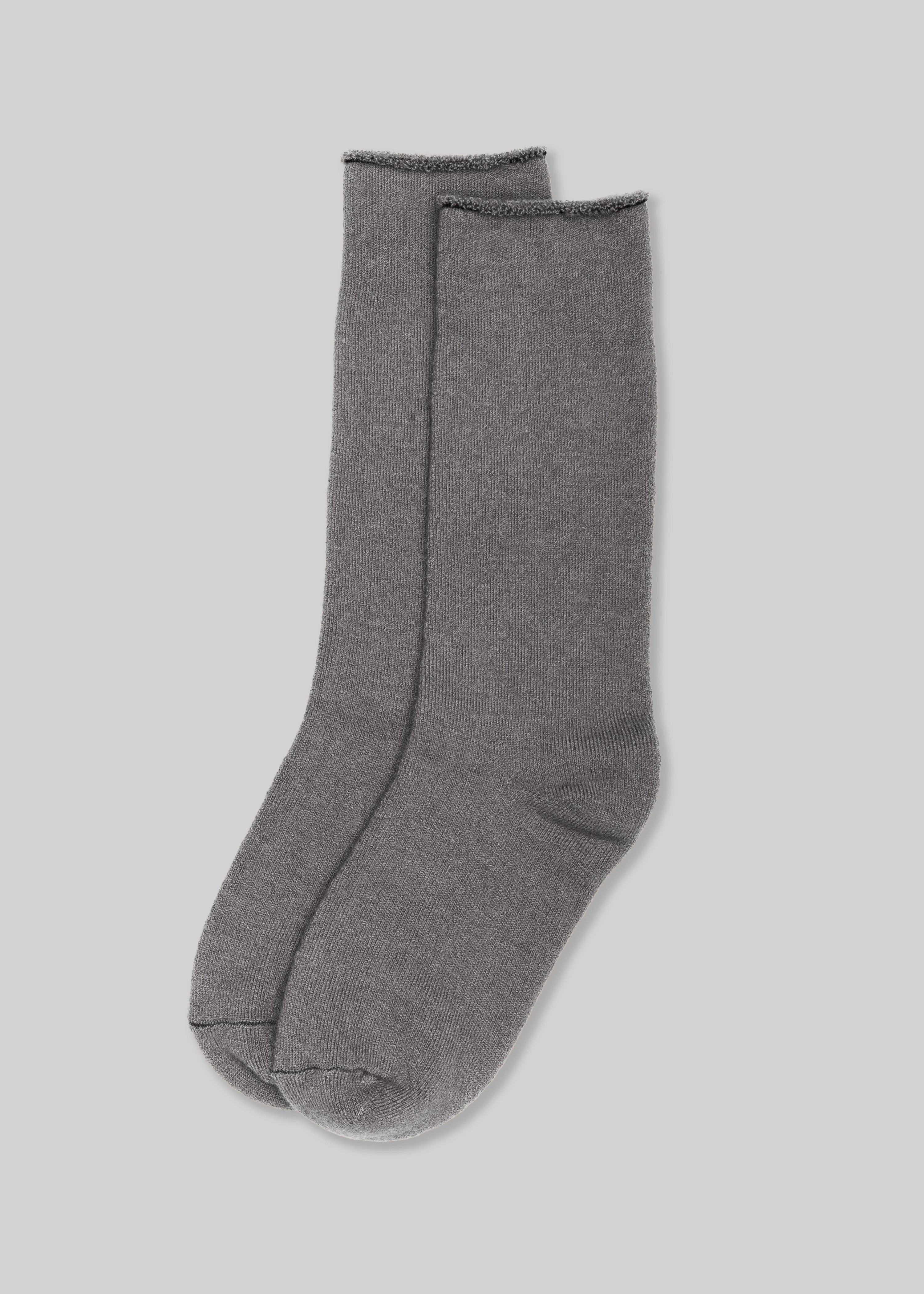 American Trench Socks grey / One Size Alpaca Pile Sock