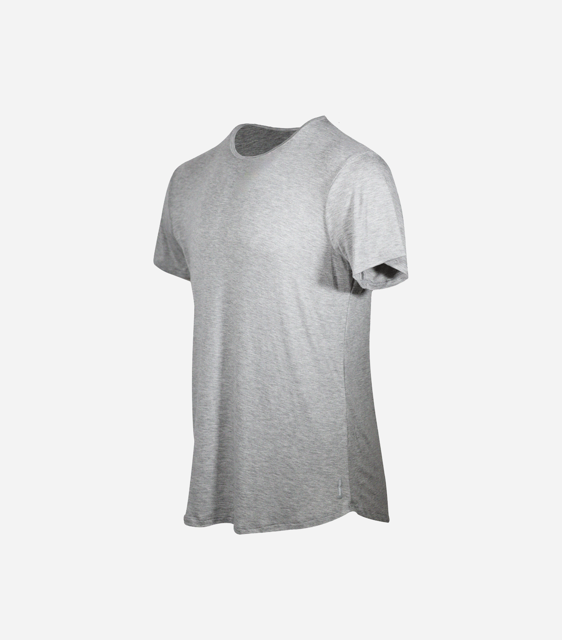 Bamtech Shirt S / Heather Grey Bamboo Swift Curve-Hem T-Shirt - Sandstone