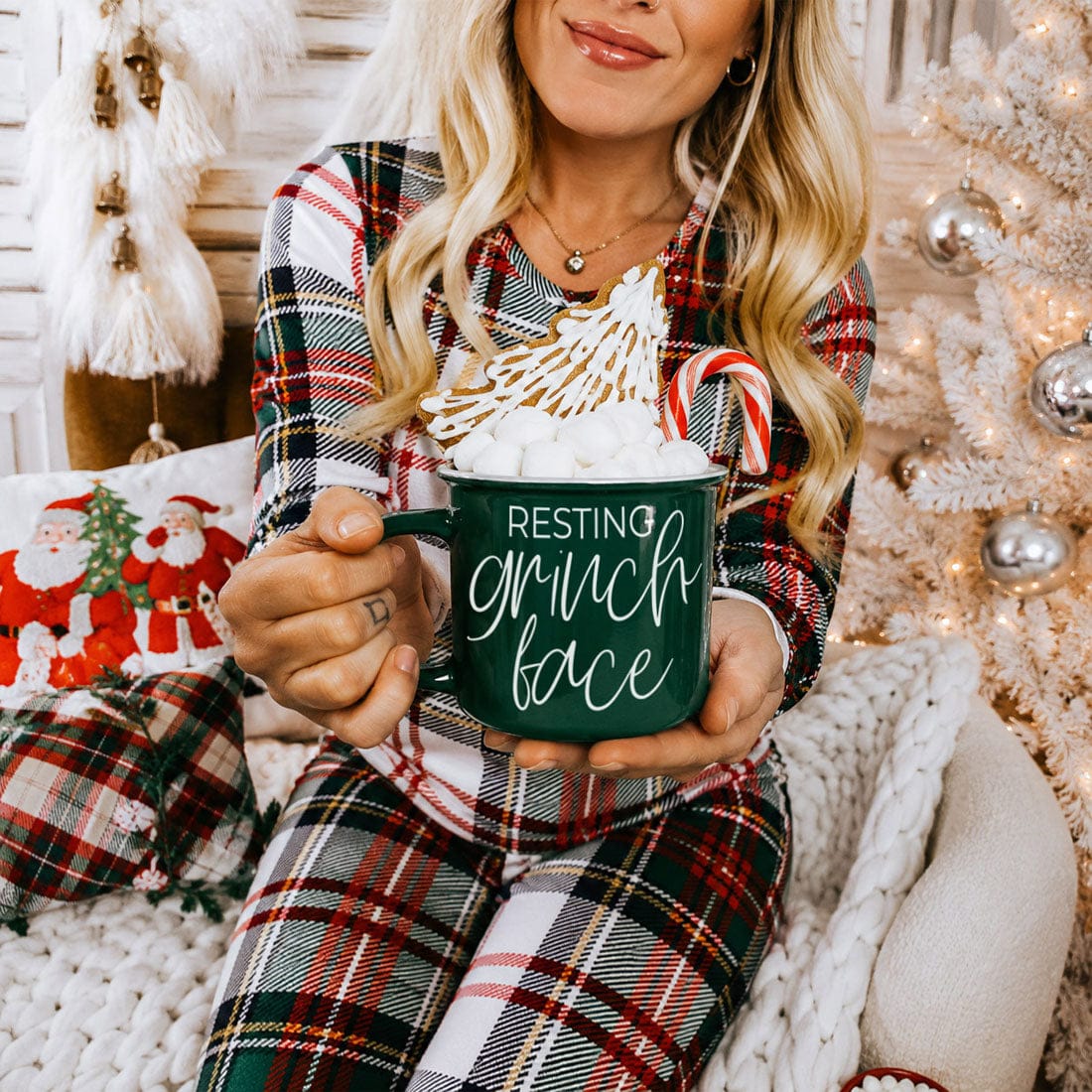 Gia Roma Coffee Mug, Grinch Face Mug