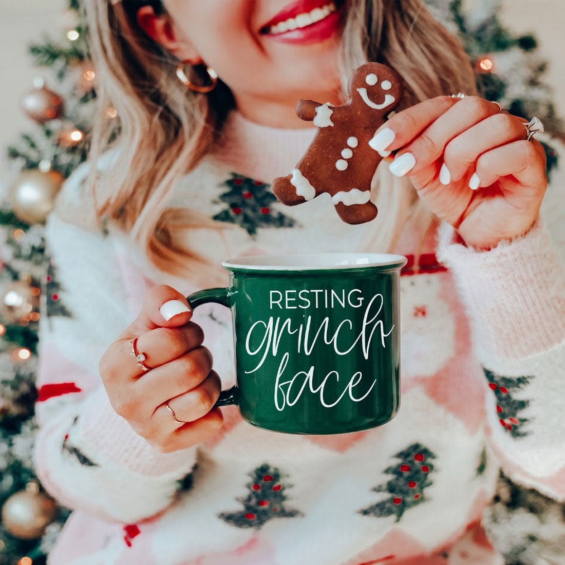 Gia Roma Coffee Mug, Grinch Face Mug