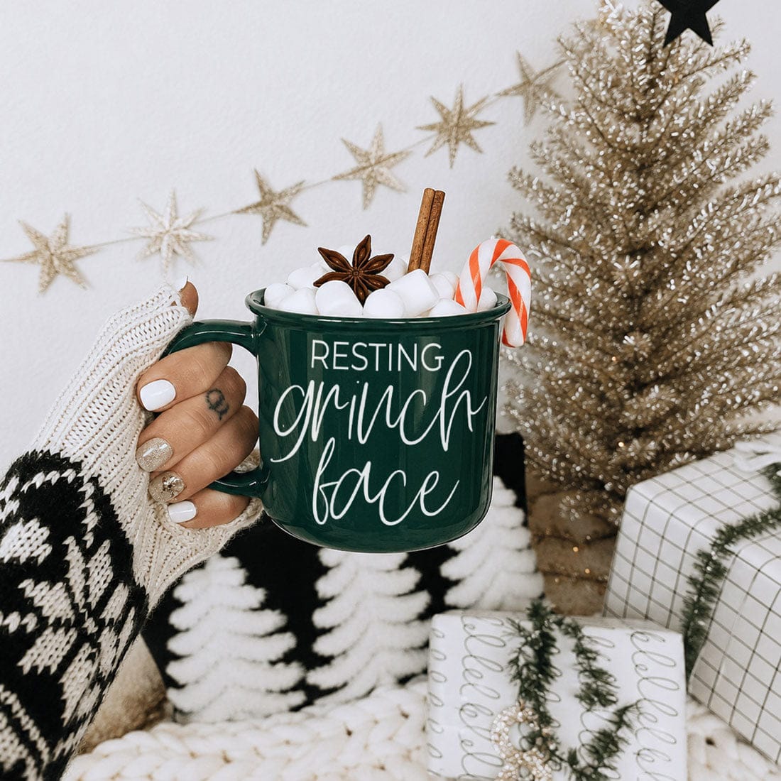 Gia Roma Coffee Mug, Grinch Face Mug