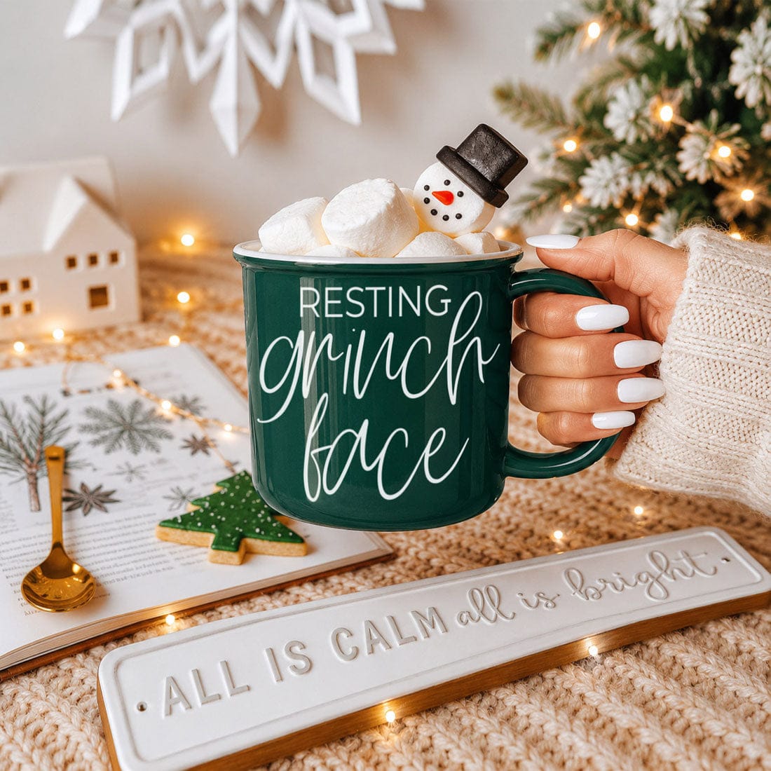 Gia Roma Coffee Mug, Grinch Face Mug