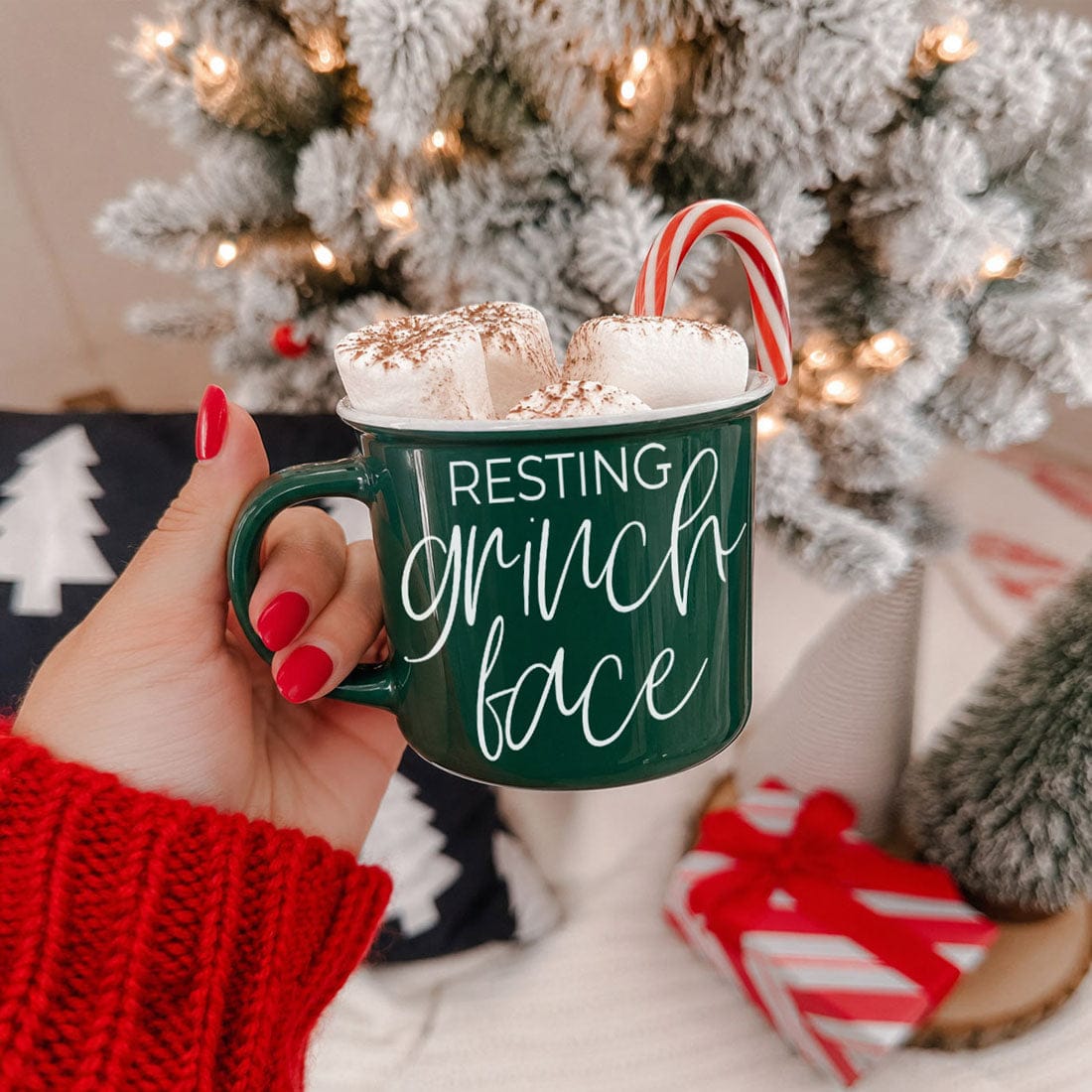 Gia Roma Coffee Mug, Grinch Face Mug