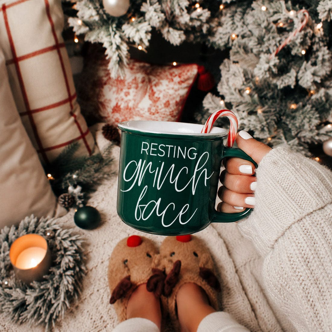 Gia Roma Coffee Mug, Grinch Face Mug