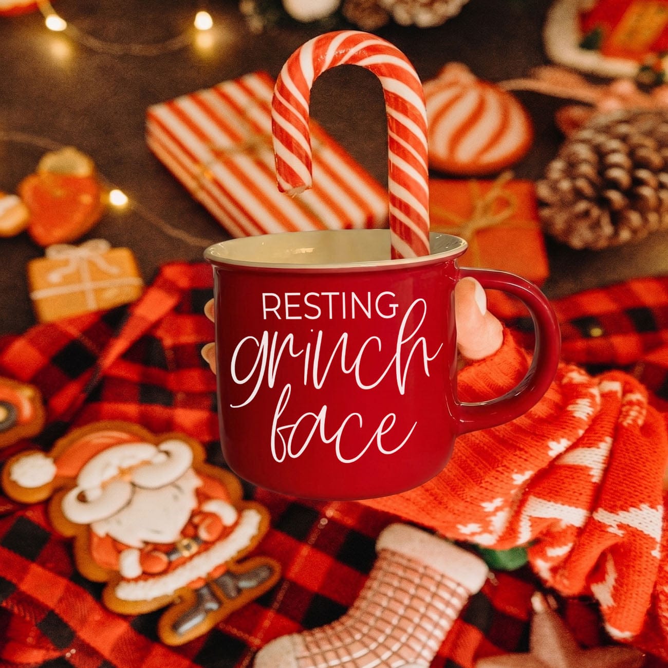 Gia Roma Coffee Mug, Grinch Face Mug