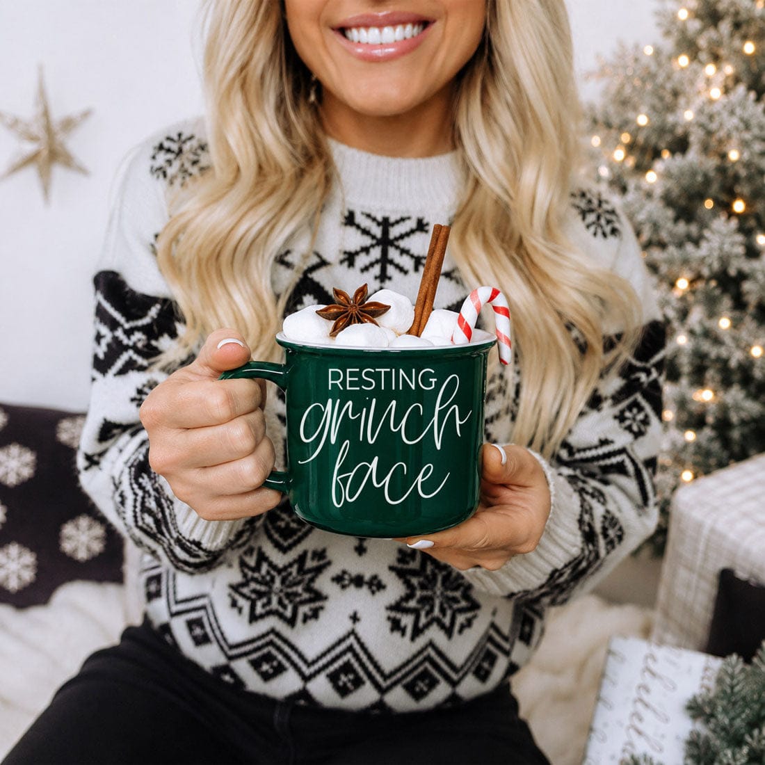 Gia Roma Coffee Mug, Grinch Face Mug