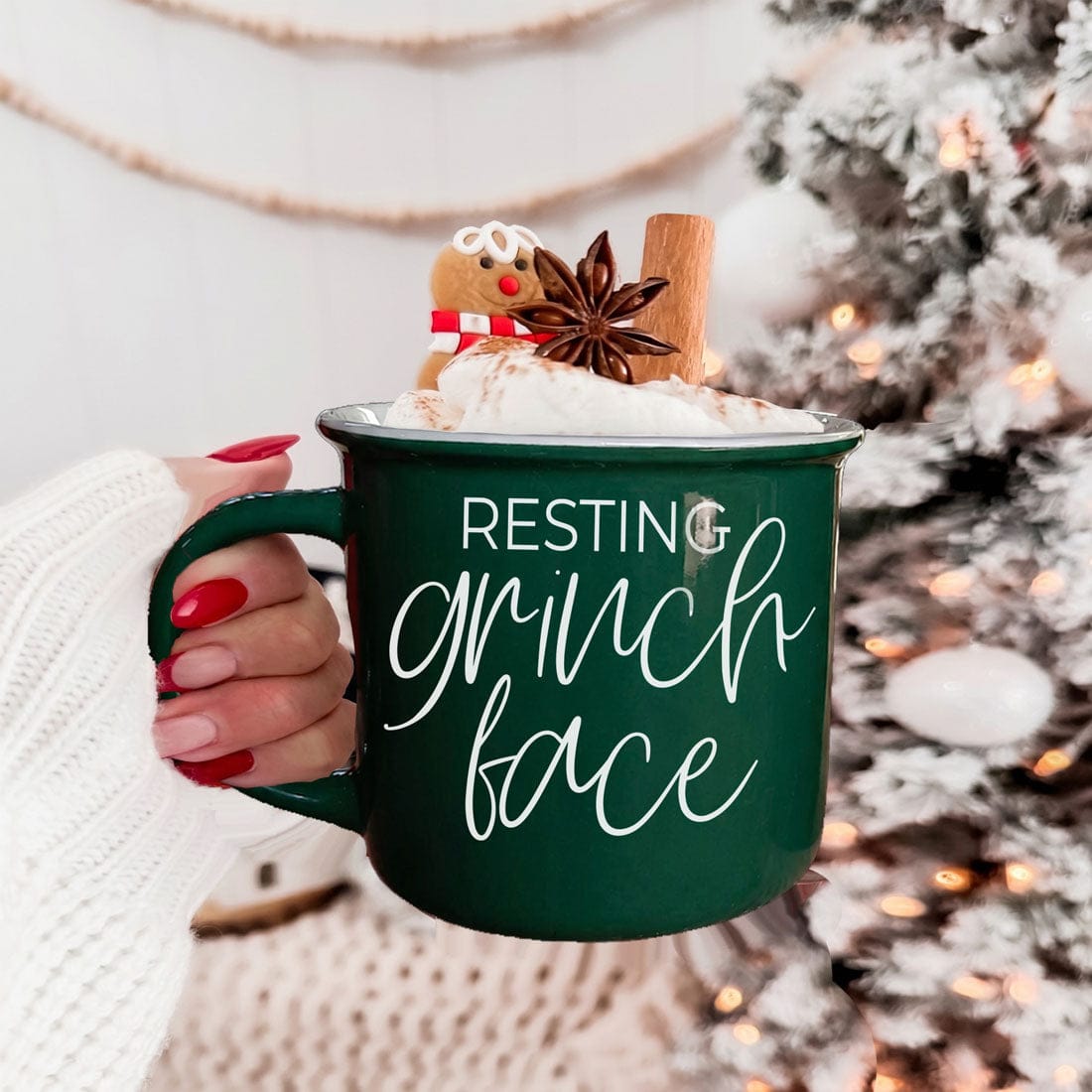 Gia Roma Coffee Mug, Grinch Face Mug