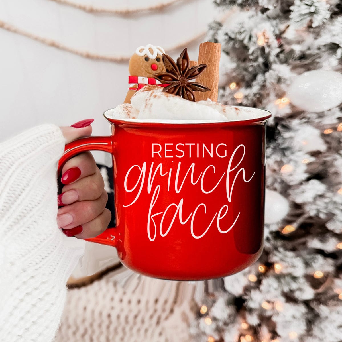 Gia Roma Coffee Mug, Grinch Face Mug