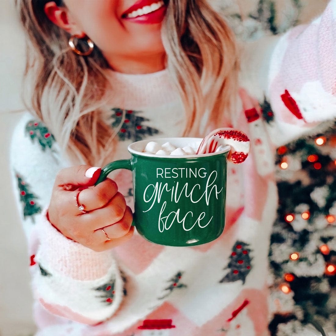 Gia Roma Coffee Mug, Grinch Face Mug