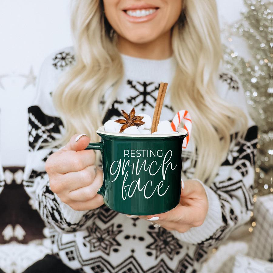 Gia Roma Coffee Mug, Grinch Face Mug
