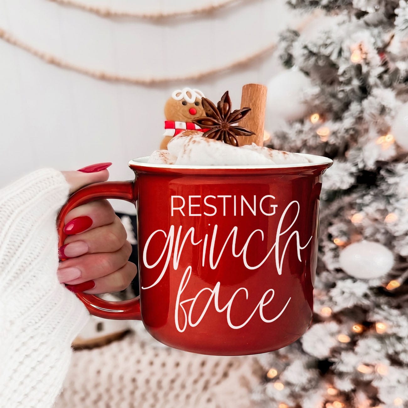 Gia Roma Coffee Mug, Grinch Face Mug
