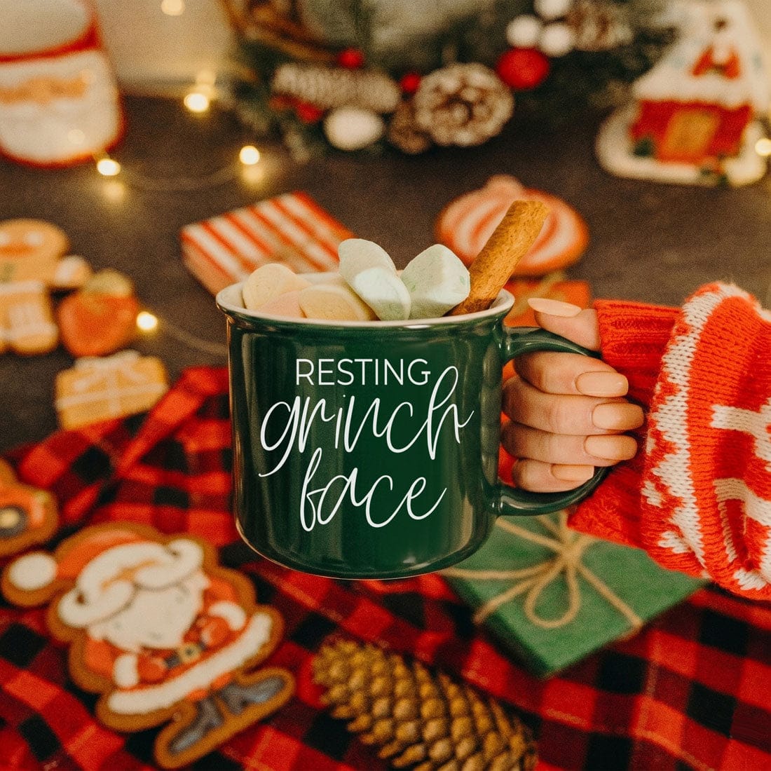 Gia Roma Coffee Mug, Grinch Face Mug