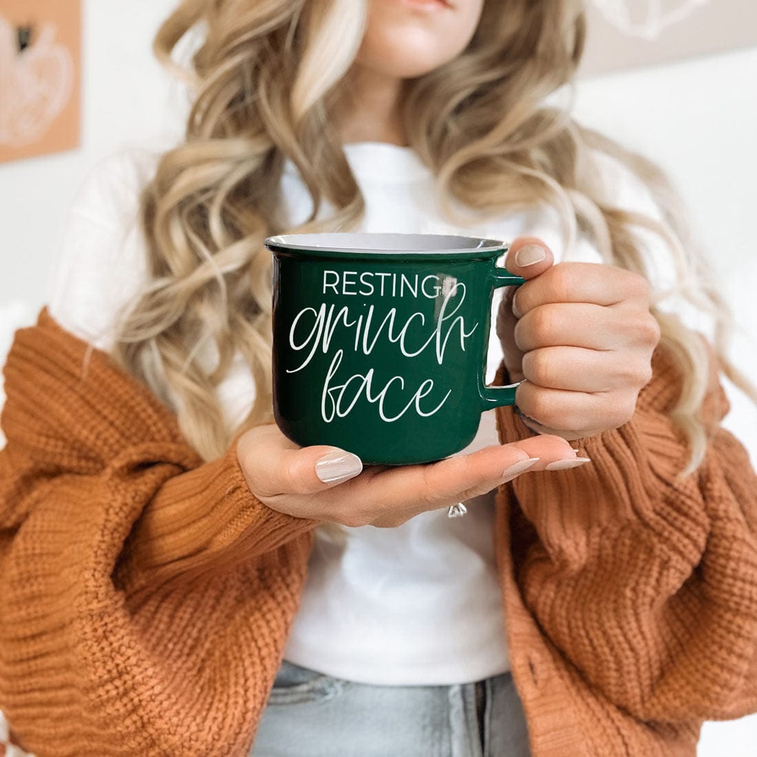 Gia Roma Coffee Mug, Grinch Face Mug