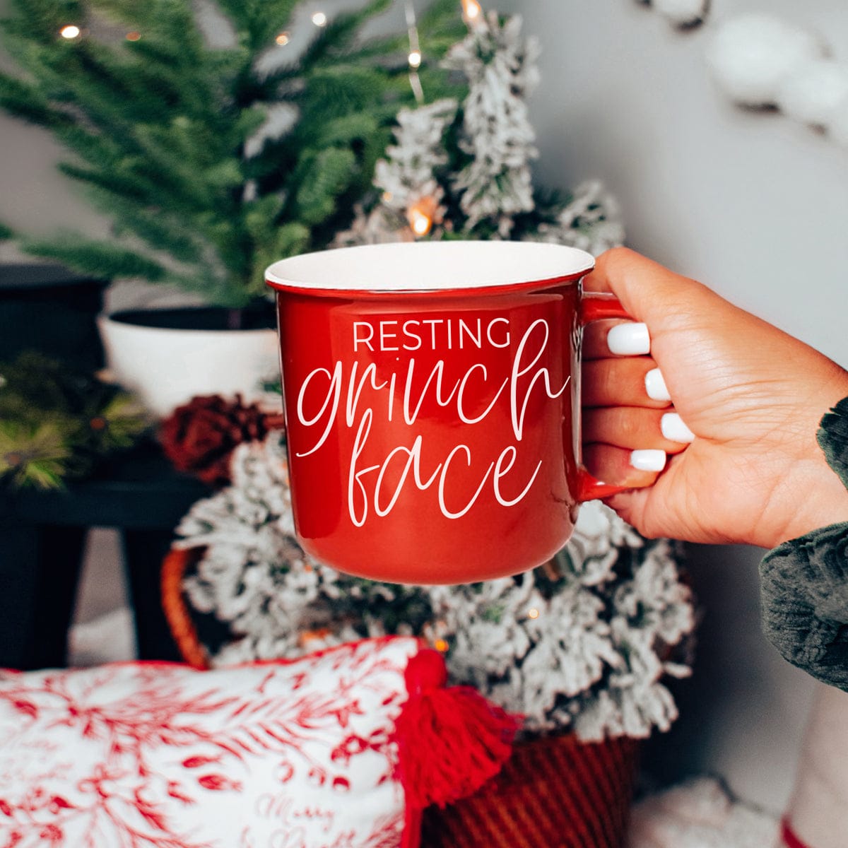 Gia Roma Coffee Mug, Grinch Face Mug